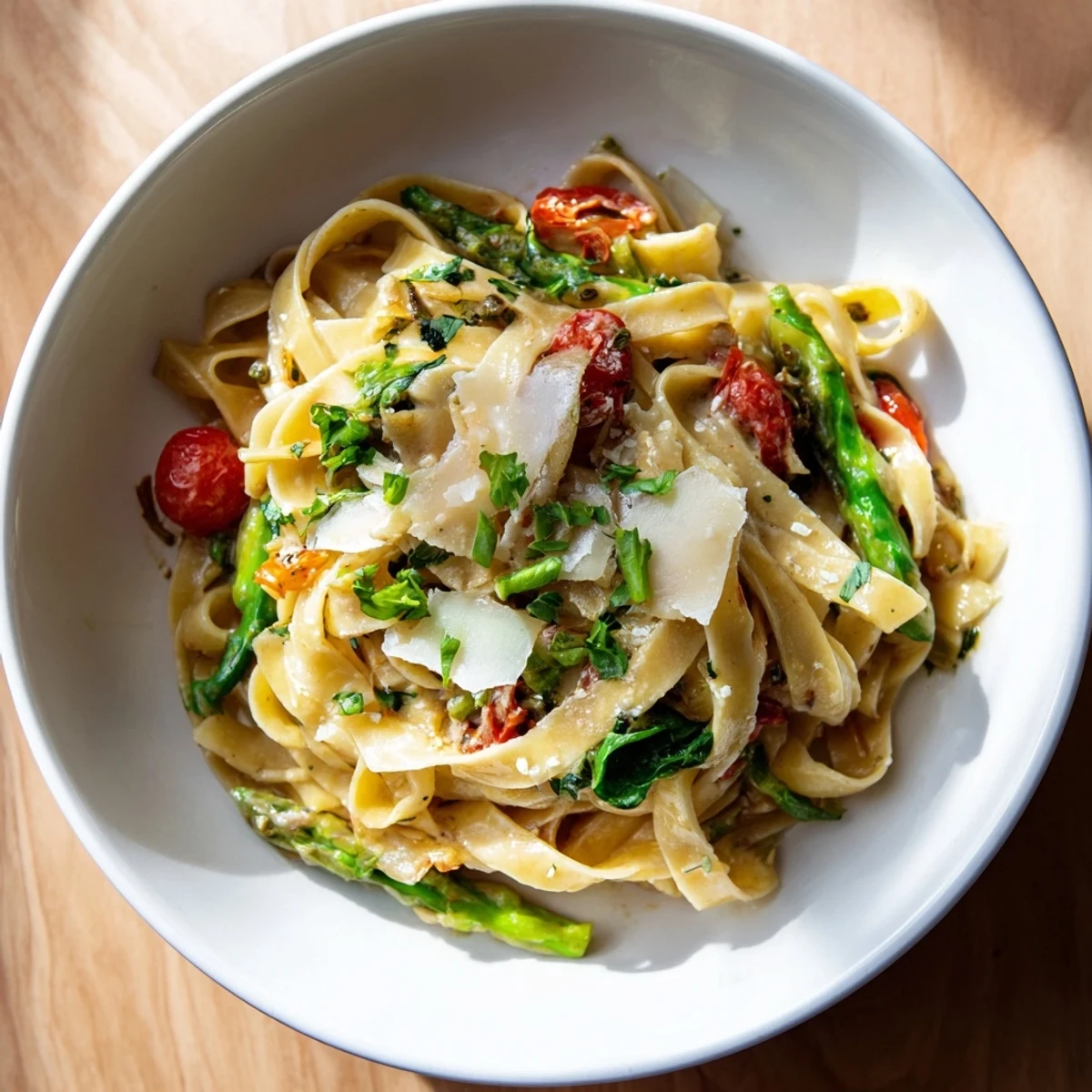 Creamy Tuscan Garlic Herb Pasta