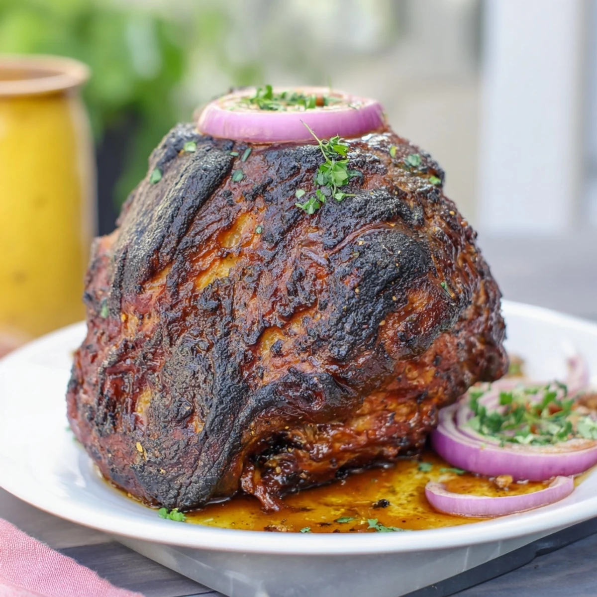 Juicy fire-kissed BBQ pulled pork sandwiches, piled high on toasted buns, ready for a delicious meal.