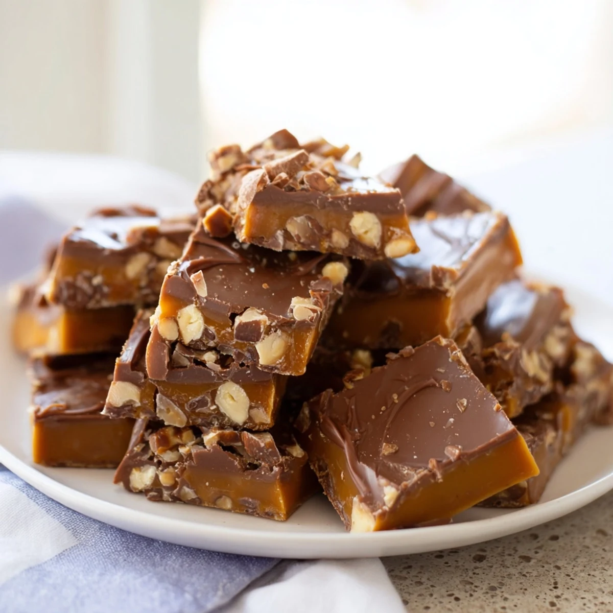 Warm Weekend Cabin-Style Sticky Toffee Pudding drizzled with decadent, bubbling toffee sauce.
