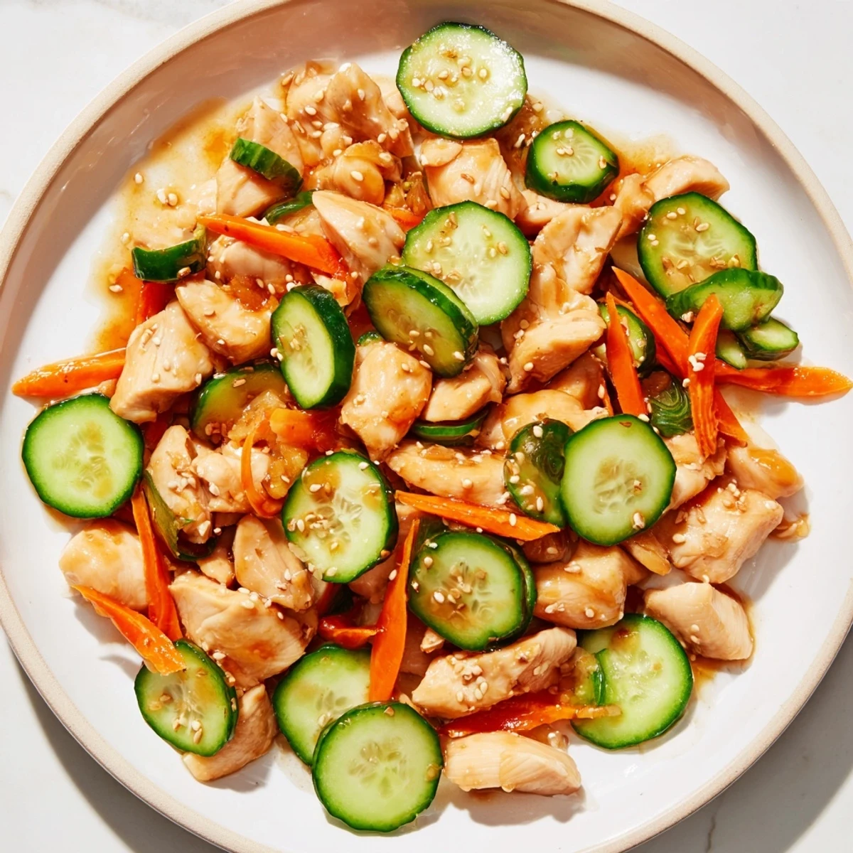 Enjoy this easy deli container shaker chicken salad, packed with protein and fresh flavors for lunch.