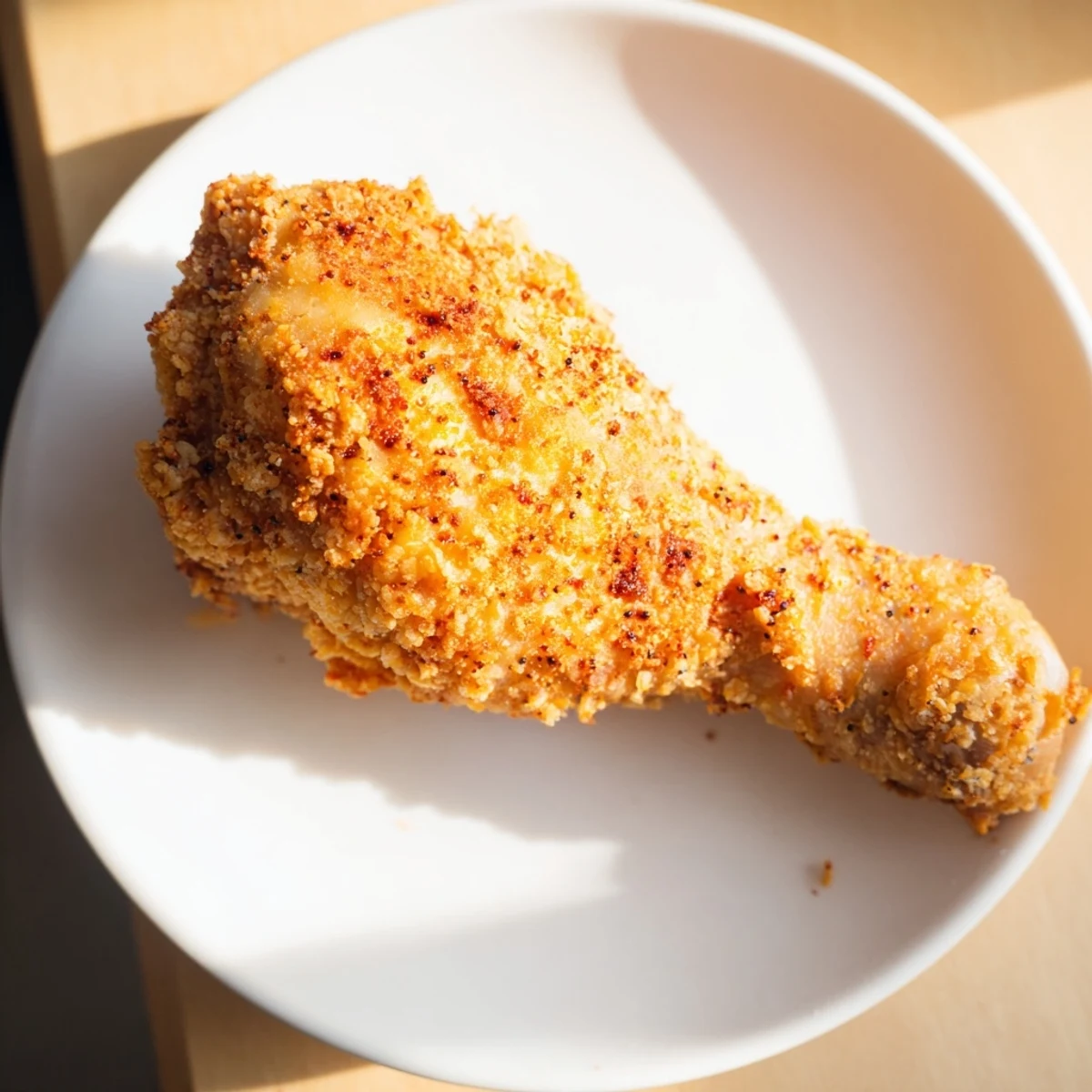 Golden, crispy KFC crispy chicken hack with a flavorful, seasoned breading and tender meat.
