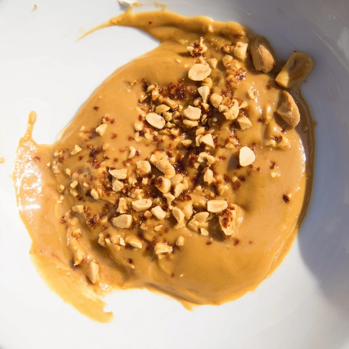 This homemade Indonesian satay sauce is rich, peanut-forward, and perfect for dipping spring rolls.