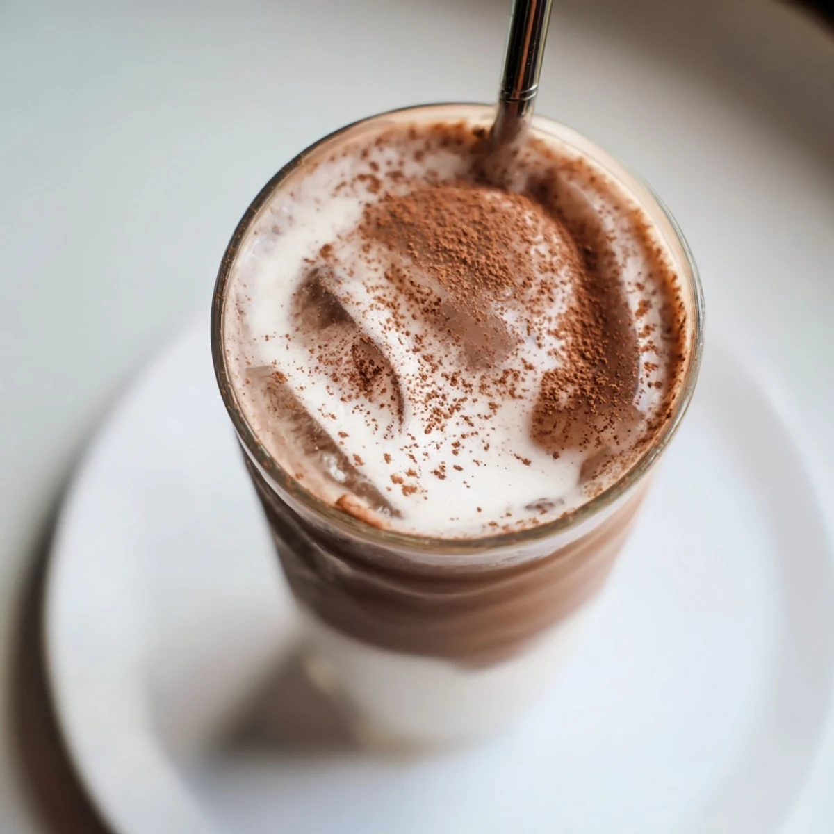 Milo Ice Latte hack served in a tall glass with a straw, blending rich chocolate malt flavor over ice.