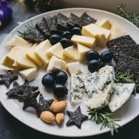 Crescent Moon Stars Cheese Board
