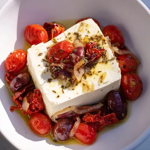 Baked Feta Pasta Tomatoes