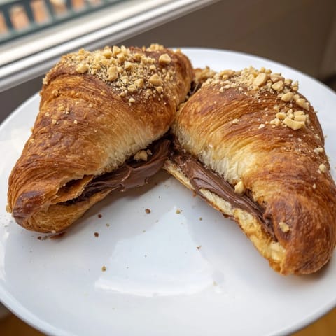 3-Ingredient Nutella Croissants