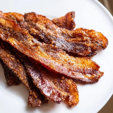 Extra-thick spiced brown sugar bacon