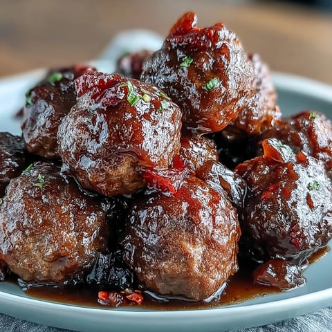 Sweet and Sour Crock Pot Meatballs