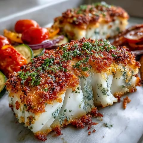 Parmesan Crusted Sheet Pan Fish