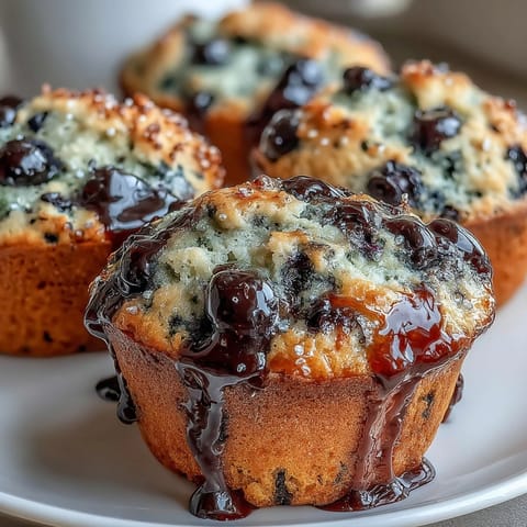 Twelve fluffy Vegan Blueberry Lemon Protein Muffins line a cooling rack, showcasing juicy blueberries and vibrant lemon zest flecks.