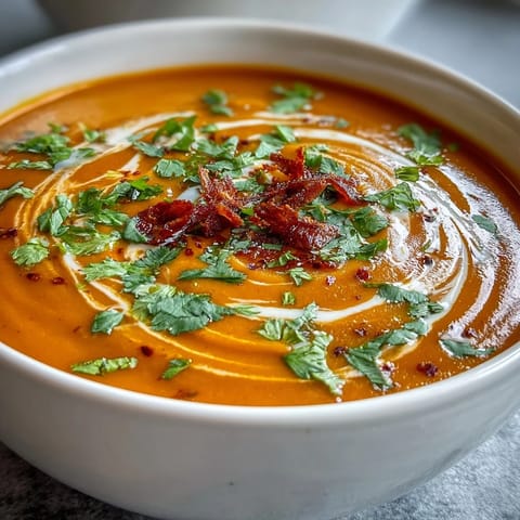 Carrot Orange Soup with Ginger