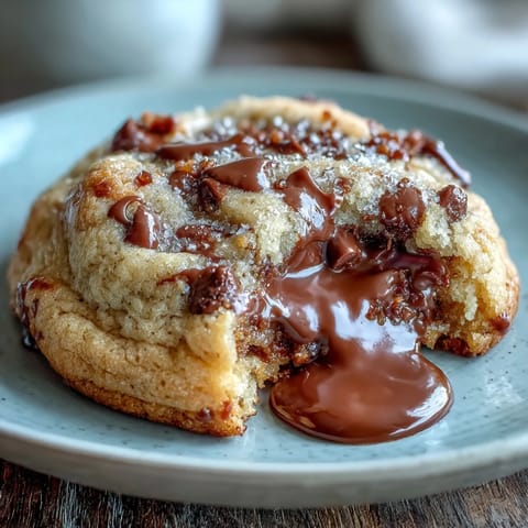 Warm Irish cream chocolate chip cookies with a rich aroma, perfect for a cozy St. Patrick's Day treat.  