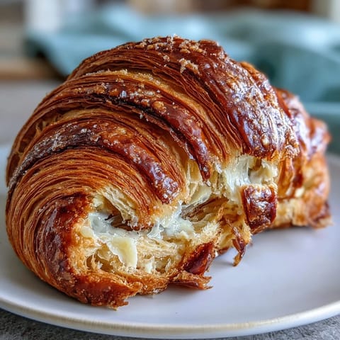 Easy Sourdough Croissants