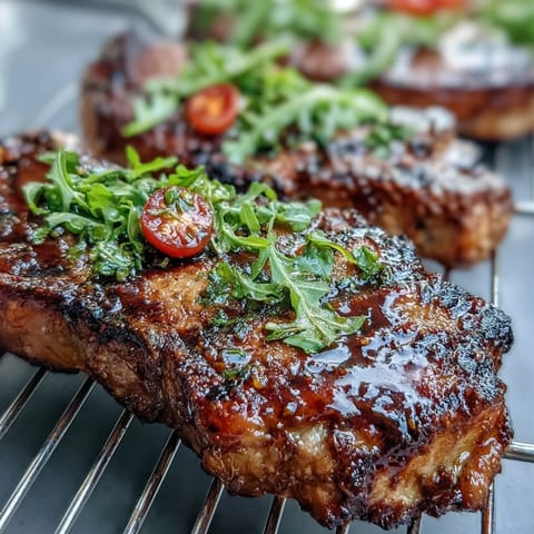Vibrant grilled peach and burrata salad with arugula, cherry tomatoes, and balsamic glaze, perfect for summer gatherings.  