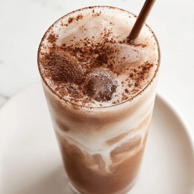 Chilled Milo Ice Latte recipe layered with ice, milk, and a smooth chocolatey base for an energizing afternoon treat.