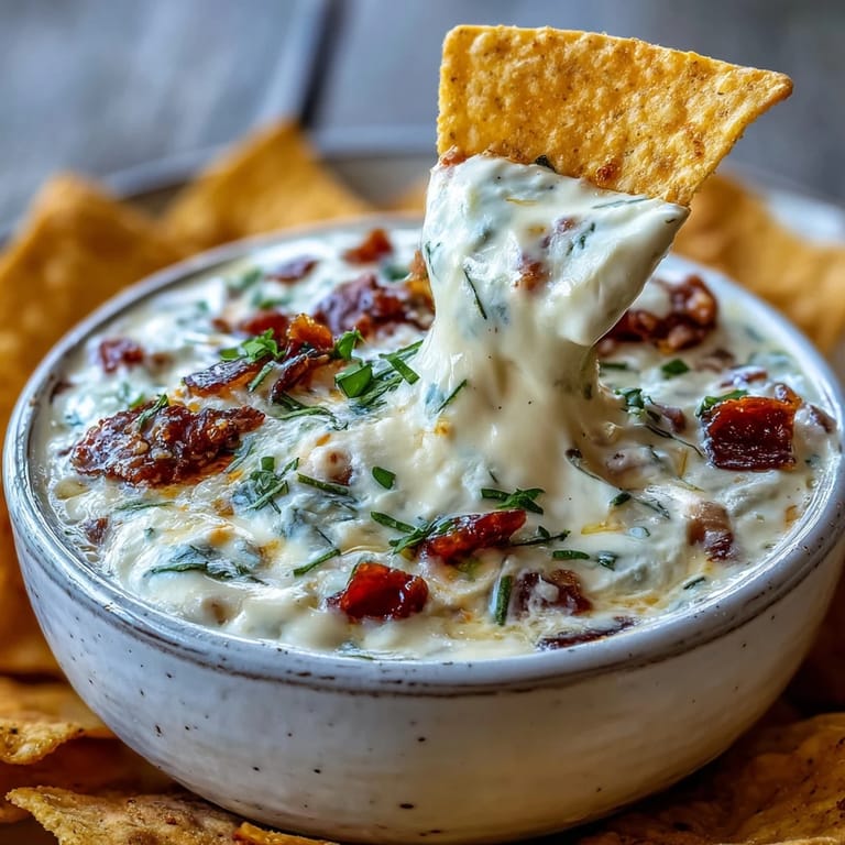 Spicy queso dip in a serving bowl surrounded by pretzel bites and fresh vegetable sticks.