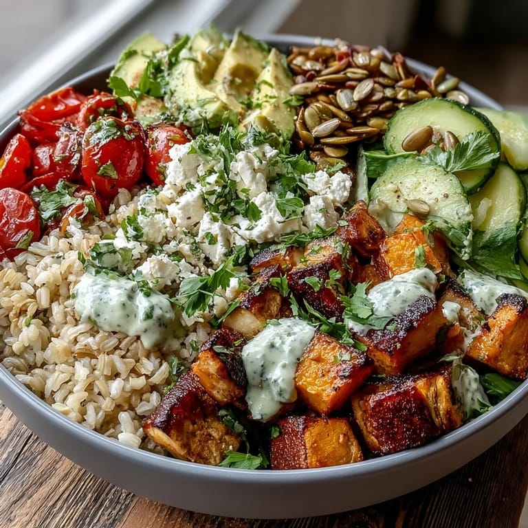 This nourishing Customizable Grain Bowl features grilled chicken and crunchy veggies, perfect for a healthy, satisfying meal prep lunch.