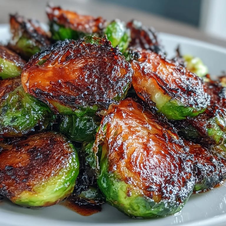 Caramelized Irresistible Orange Maple Glazed Brussels Sprouts tossed with fresh zest, served warm alongside a festive holiday meal.