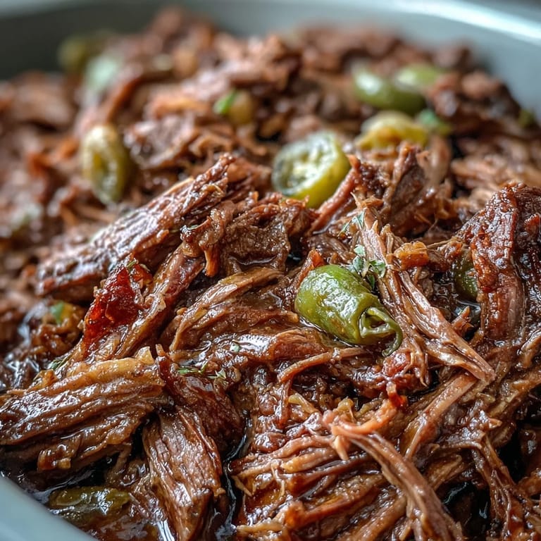 Golden, juicy Slow Cooker Mississippi-Style Ranch Beef shreds easily in the slow cooker with butter and ranch seasoning aromas.