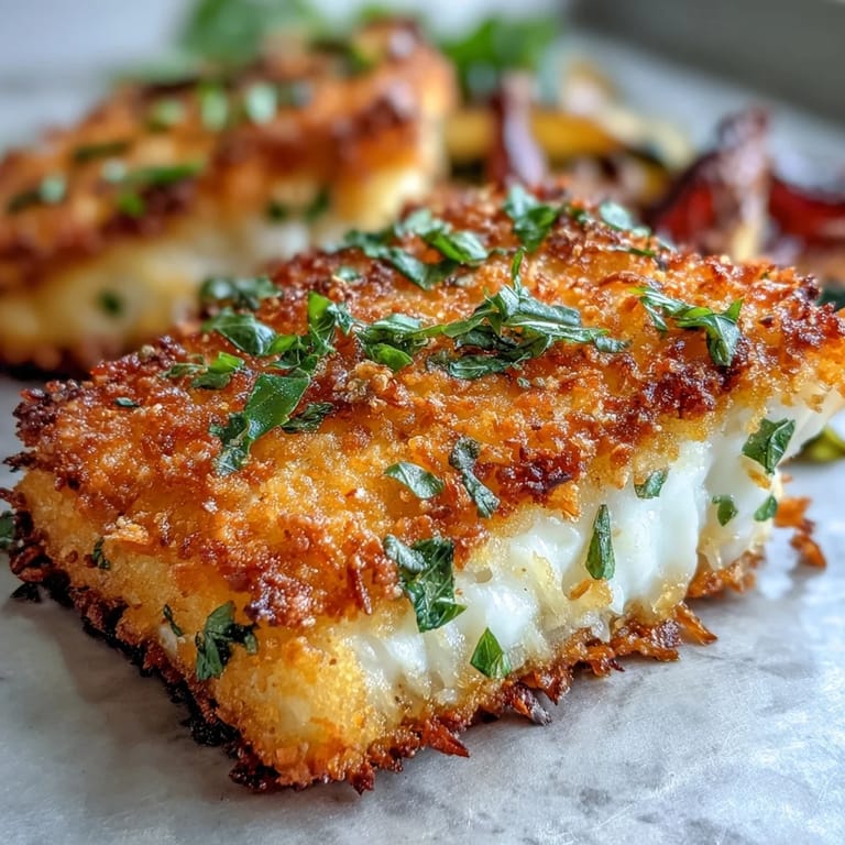 Serve this one-pan Parmesan Crusted Sheet Pan Fish & Veg for an easy, flavorful weeknight dinner with white wine.