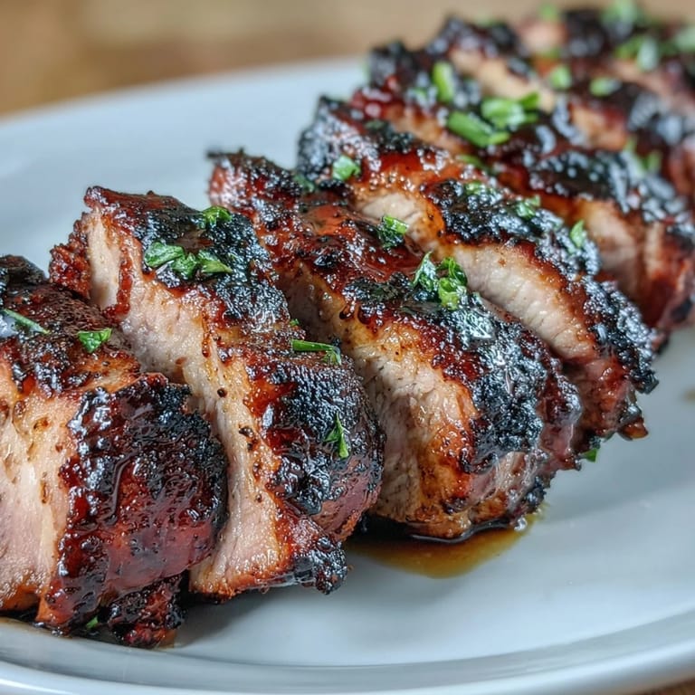 Succulent pork tenderloin coated in smoky jerk marinade, roasted until golden and bursting with spicy, citrusy notes.