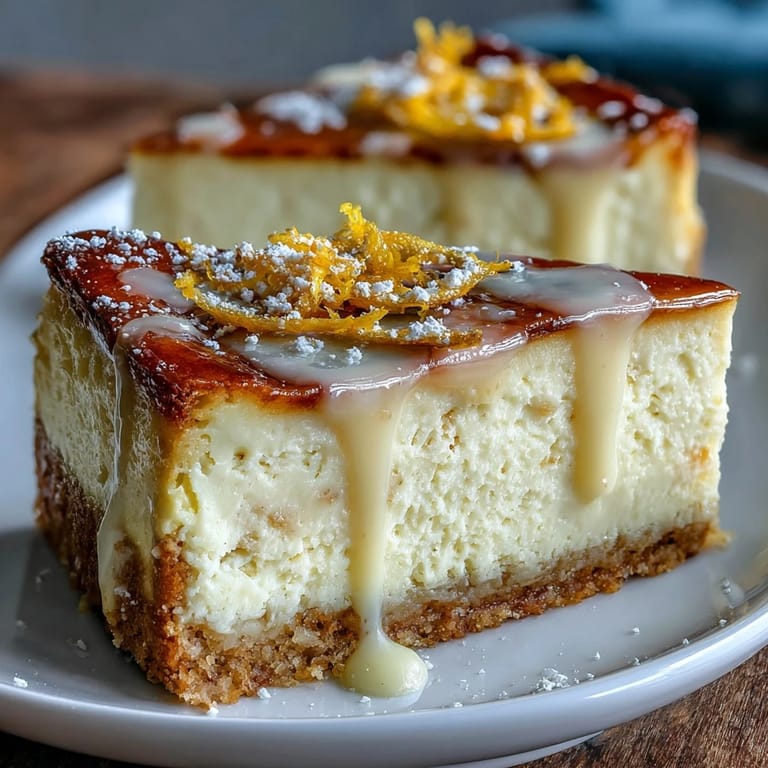 Elegant Limoncello cheesecake bars featuring a zesty lemon cookie base, ideal for Italian-inspired dessert tables.