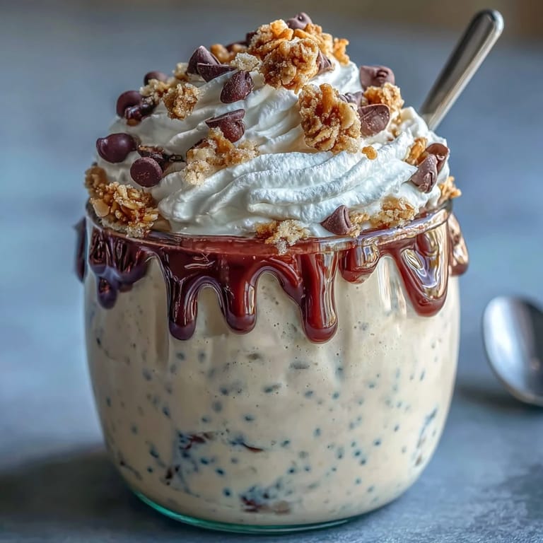 Rich Vanilla Bean Frappuccino Overnight Oats in a jar, featuring coffee-soaked oats, chia seeds, and sweet vanilla, perfect for busy mornings.